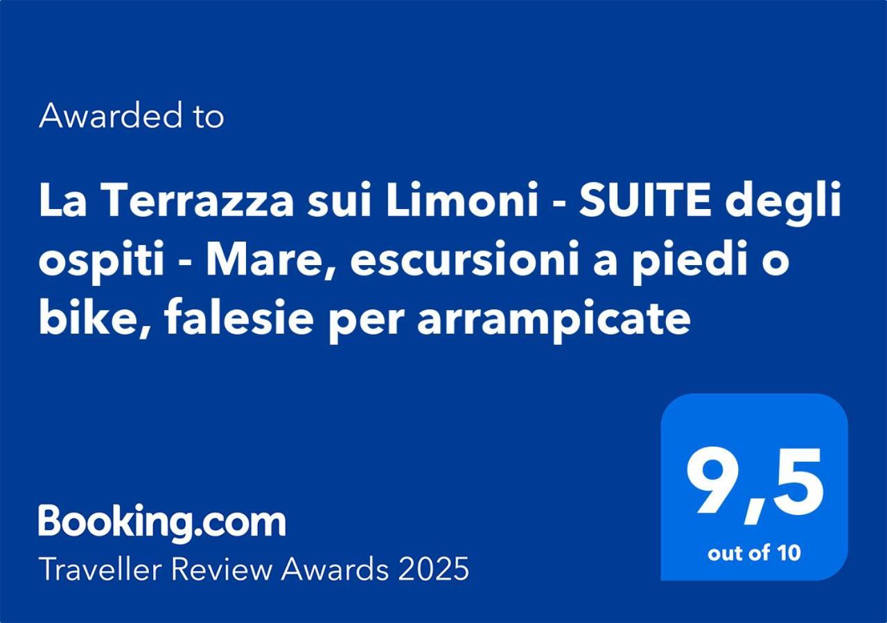 La Terrazza Sui Limoni - Suite Degli Ospiti - Mare, Escursioni A Piedi O Bike, Falesie Per Arrampicate Cisano sul Neva Екстер'єр фото